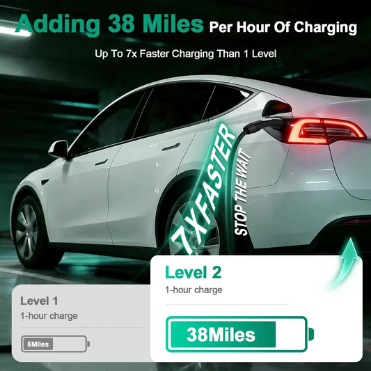 IYILO Level 2 EV Charger NACS (J3400) Plug-In – 40A
