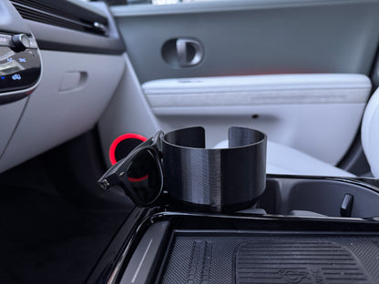 Ioniq 5 Front Cup Holder Enlarger & Eyewear Holder