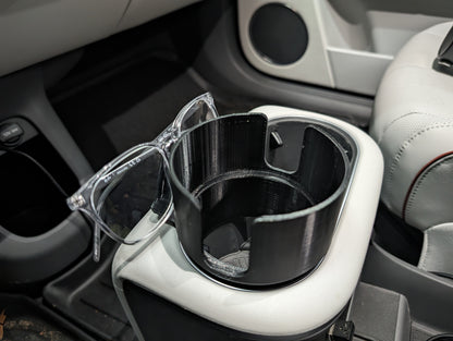 Ioniq 5 Front Cup Holder Enlarger & Eyewear Holder